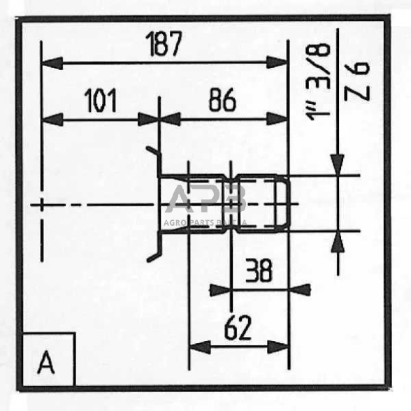 Kampinis reduktorius Comer 278214 T-278D 1:1 4