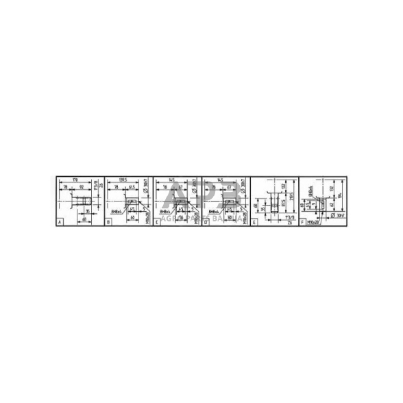 Kampinis reduktorius Comer 281013 T-281A 1:1 5