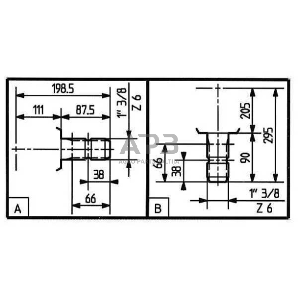 Kampinis reduktorius Comer 290755 T-290A 3