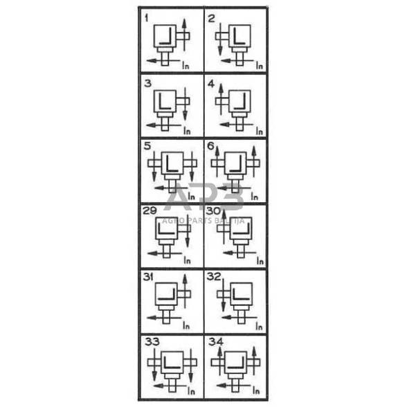 Kampinis reduktorius Comer 301041 T-301B 2