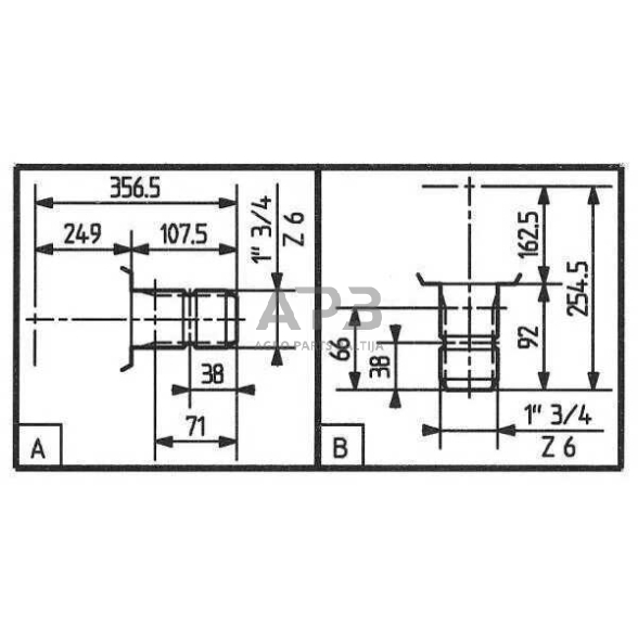 Kampinis reduktorius Comer 301041 T-301B 3