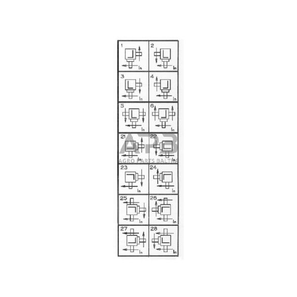 Kampinis reduktorius Comer 312730 T-312A 3