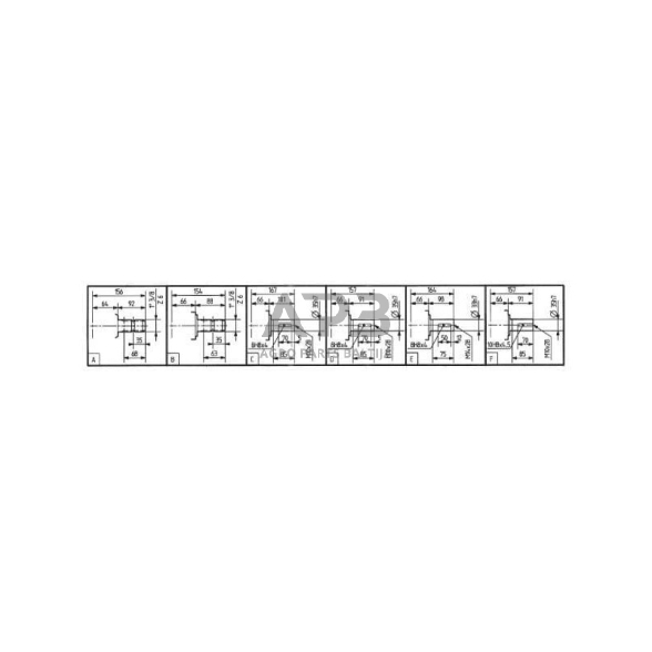 Kampinis reduktorius Comer 603011 A-4A 3:1 4