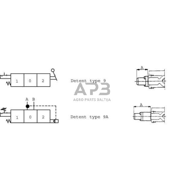 Kamštis 9 for SD 5 Stūmoklis, SD95A9P4 1