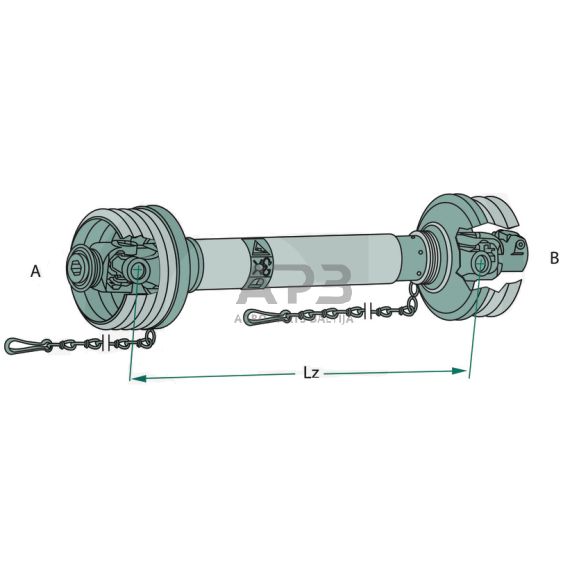 Kardanas Walterscheid 1410 00c/0a 610170, 1610170 1