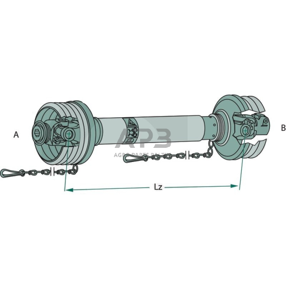 Kardanas Walterscheid 610085, 160085 1