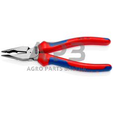 Kombinuotos replės siauromis žiaunomis 185mm KNIPEX