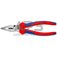 Kombinuotos replės siauromis žiaunomis 185mm KNIPEX