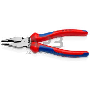 Kombinuotos replės siauromis žiaunomis 185mm KNIPEX