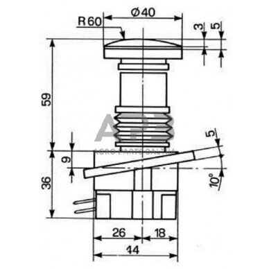 Kojinis jungiklis Cobo 88 16182000 2