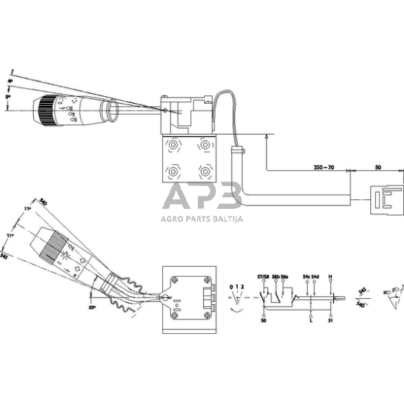 Kombinuotas jungiklis Cobo 01404000 1