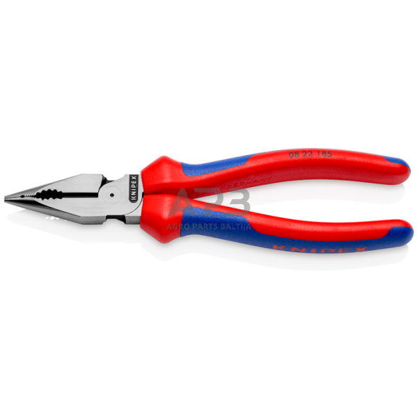 Kombinuotos replės siauromis žiaunomis 185mm KNIPEX 2