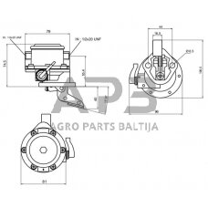 Kuro pompa 4222104M91, 2641338KR