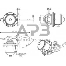 Kuro pompa Perkins 2641A064KR