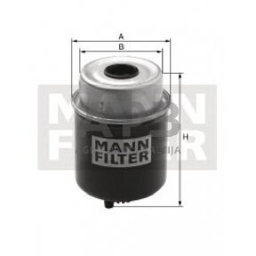 Kuro filtras MANN-FILTER WK8108