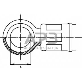 Kuro žarnos antgalis M12 LQ612