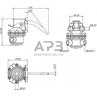 Kuro pompa NH 4757884KR 5