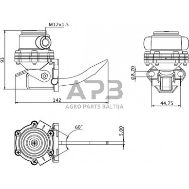 Kuro pompa NH 98419724KR 1