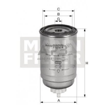 Kuro filtras MANN-FILTER WDK7241 1