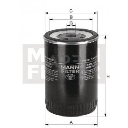 Kuro filtras MANN-FILTER W94019 1