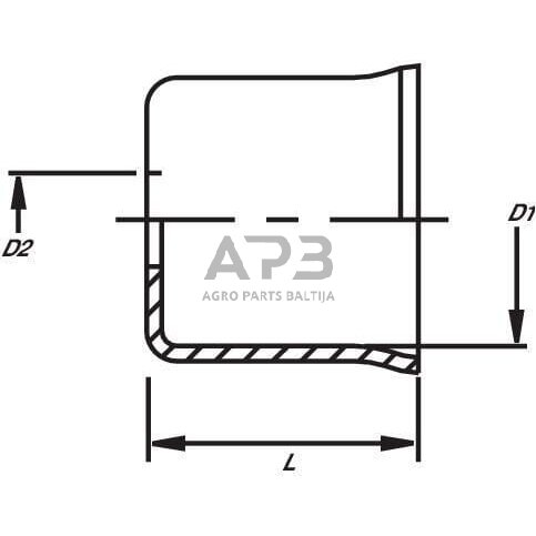 Kuro žarnos antgalis 11x25mm A9532H11 1