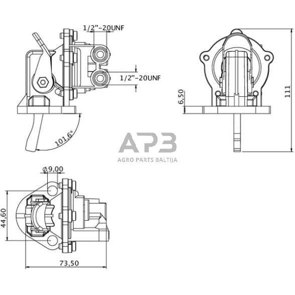 Kuro pompa 4222174M91KR 2