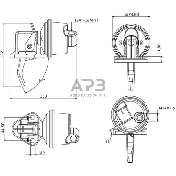 Kuro pompa CI J928143KR 1