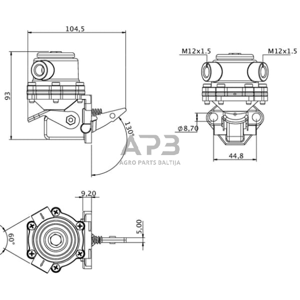 Kuro pompa NH 4757882KR 1