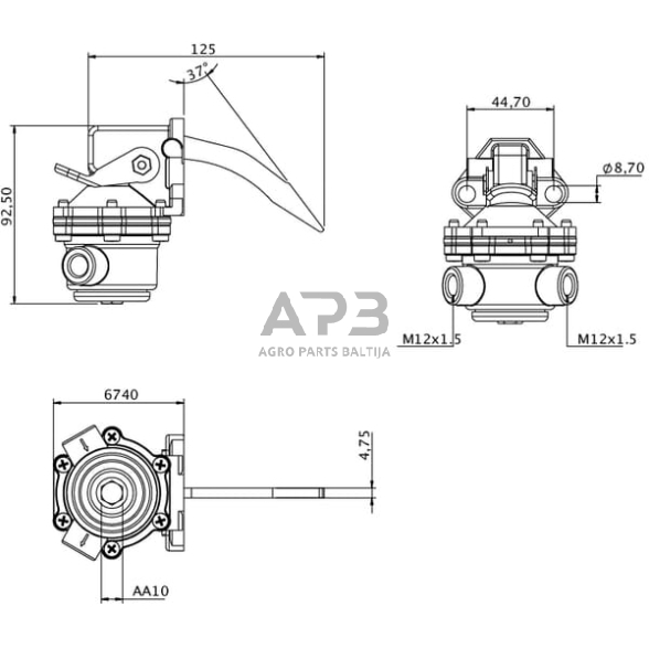 Kuro pompa NH 4757884KR 5