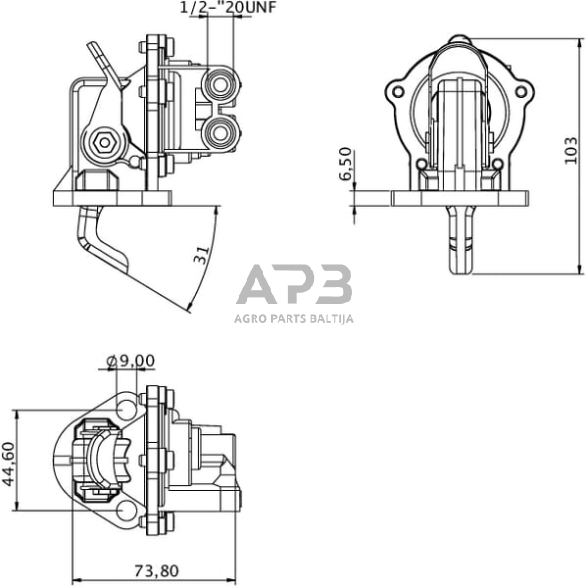 Kuro pompa NH 81718195KR 1