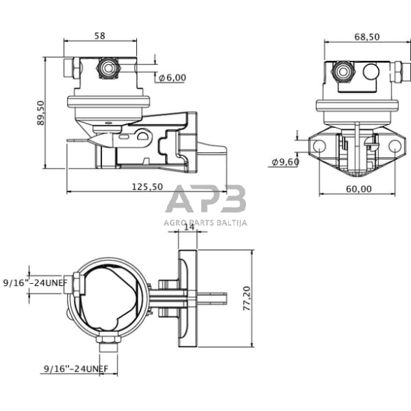 Kuro pompa RE66153KR 2