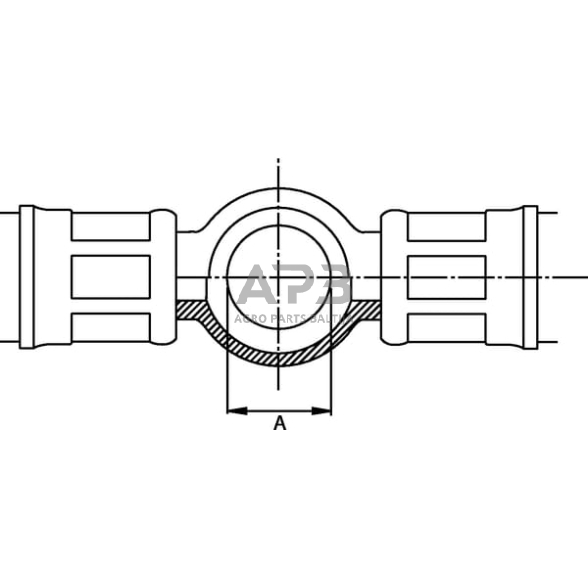 Kuro žarnos antgalis M8 LQ484 1