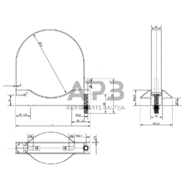 Laikiklis 246mm 700202KR 1