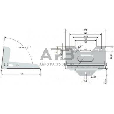 Laiptelis atlenkiamas 700013KR 2