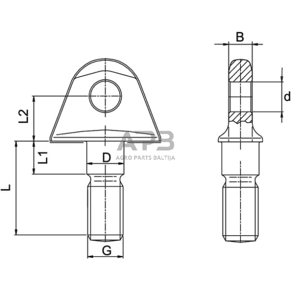 Laikiklis Agraset Walterscheid 308435 1