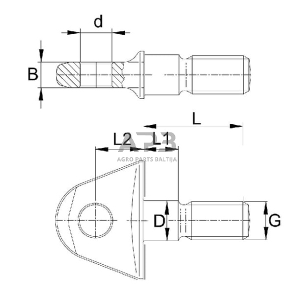 Laikiklis suvirinamas Agraset AG 367 Walterscheid 201025 1