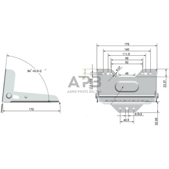 Laiptelis atlenkiamas 700013KR 2