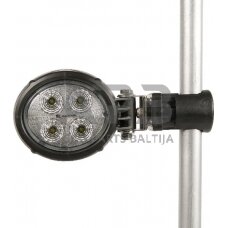 LED darbo žibintas apvalus 18W, 1500lm, 10/30V, Ø 117mm 4 LED LA10018