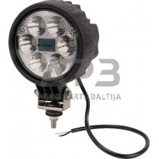 LED darbo žibintas apvalus 29W, 2500lm, 10/30V, Ø 117mm, 6 LED LA10014