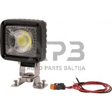 LED darbo žibintas kvadratinis 25W, 2500lm, 95x84x105mm 1 LED LA10089