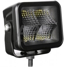 LED darbo žibintas kvadratinis 40W, 4800lm, 12/24V, 81x82.5x67.5mm 4 LED LA10608