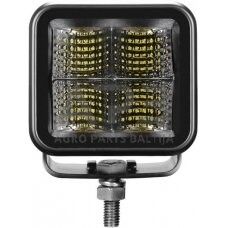 LED darbo žibintas kvadratinis 40W, 4800lm, 12/24V, 81x82.5x67.5mm 4 LED LA10608