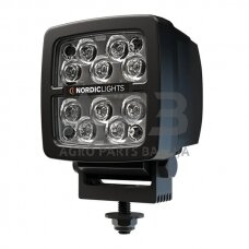 LED darbo žibintas kvadratinis 42W, 400lm, 12/24V, 10 LED Nordic Lights 984801B