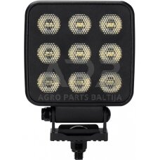 LED darbo žibintas kvadratinis 90W, 6800lm, 12/24V, 108x120.7x52.7mm 18 LED LA10833