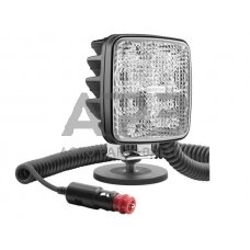 LED darbo žibintas kvadratinis R23, 22W, 1600lm, 12-24V, 145x105x50mm, Wesem CRK2B5429002