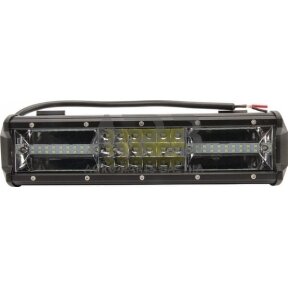 LED Bar žibintas 81W, 7290lm, 12/24V, balta, 301.8x89mm, kabelis, 54 LED LA10301