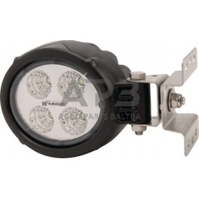 LED darbo žibintas apvalus 18W, 1500lm, 10/30V, Ø 117mm 4 LED LA10018