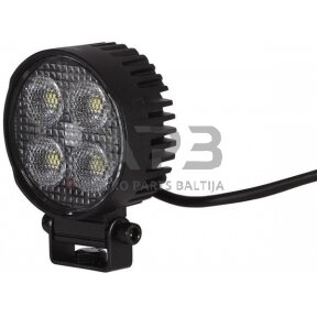 LED darbo žibintas apvalus 4 LED, 1700lm 12/24V, Hella 1G0357111002