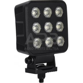 LED darbo žibintas kvadratinis 90W, 6800lm, 12/24V, 108x120.7x52.7mm 18 LED LA10833