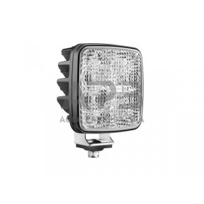 LED darbo žibintas kvadratinis R23, 22W, 1600lm, 12-24V, 129x105x50mm, Wesem CRK2C5490002